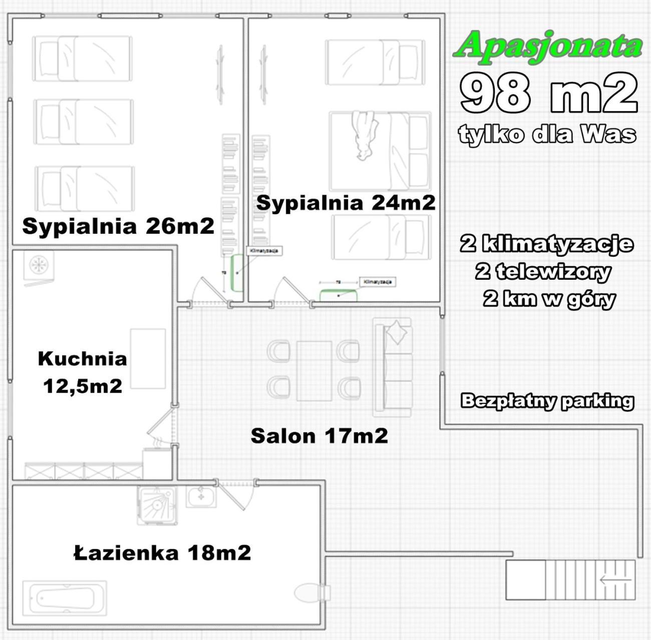 Appartamento Apasjonata Świdnica Esterno foto